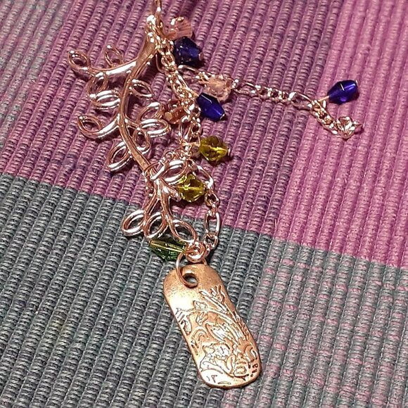 Handmade Lariat Necklace "Journey" - Picture 3 of 4